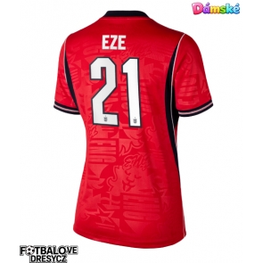 Anglie Eberechi Eze #21 Dámské Venkovní Dres MS 2026 Krátký Rukáv